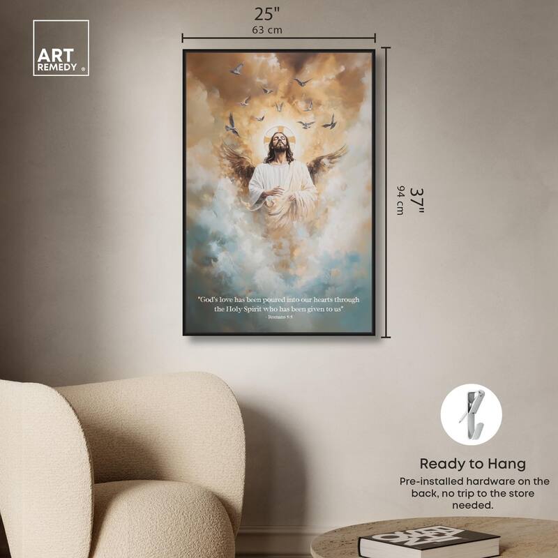 His Love Canvas by Art Remedy