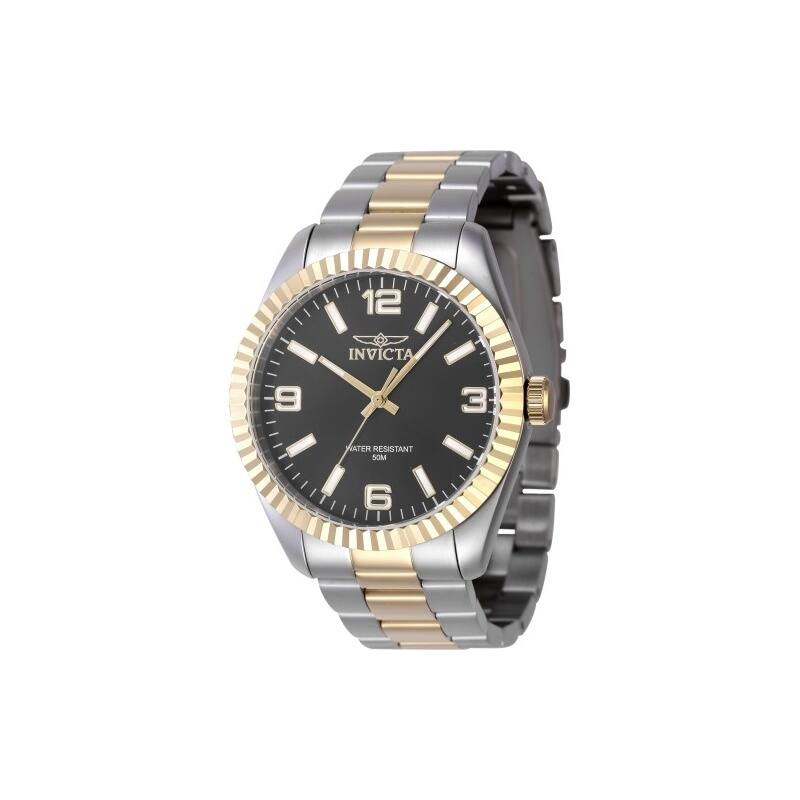 Invicta Men's 47453 Specialty Quartz 3 Hand Black Dial Watch