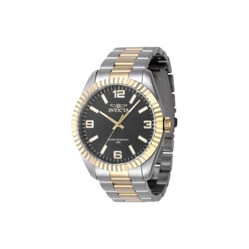 Invicta Men's 47453 Specialty Quartz 3 Hand Black Dial Watch