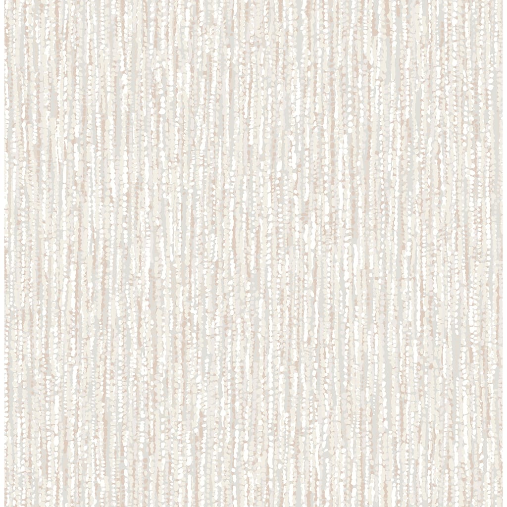A-Street Prints Corliss Blush Beaded Strands Wallpaper