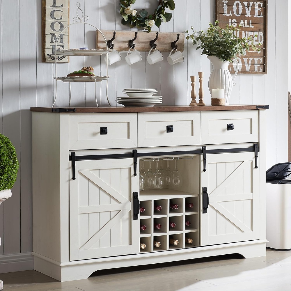 White Wine Glass Storage Buffets and Sideboards Bed Bath Beyond