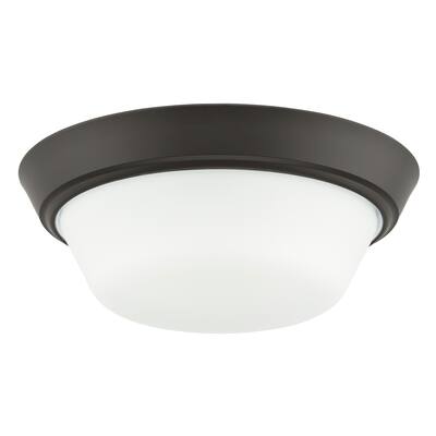 Edessa Flush Mount with Satin Etched Glass - 13