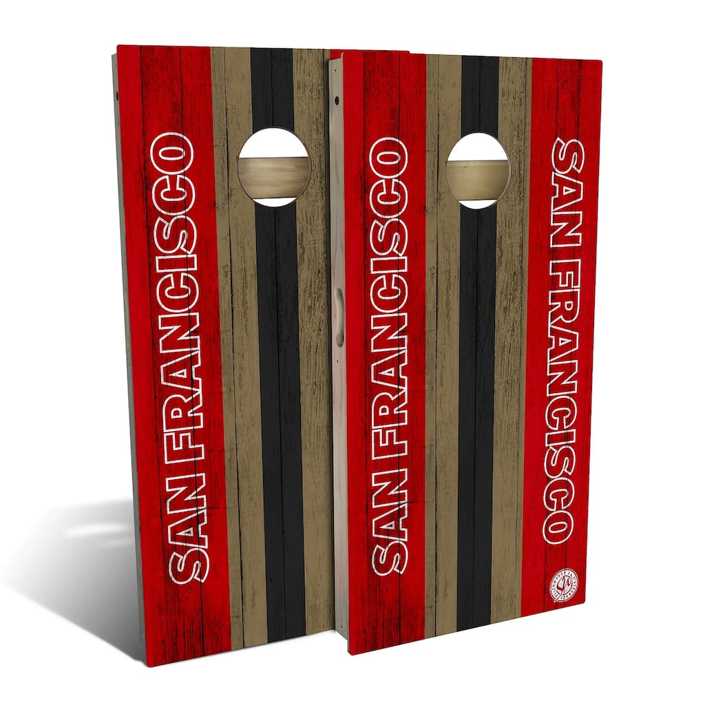 San Francisco Football Outdoor Cornhole Board Set