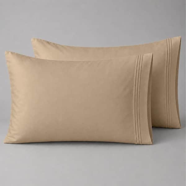 slide 2 of 81, Superior Egyptian Cotton 650 Thread Count Pillowcase Set of 2 – Soft Sateen Pillowcases, Solid Colors