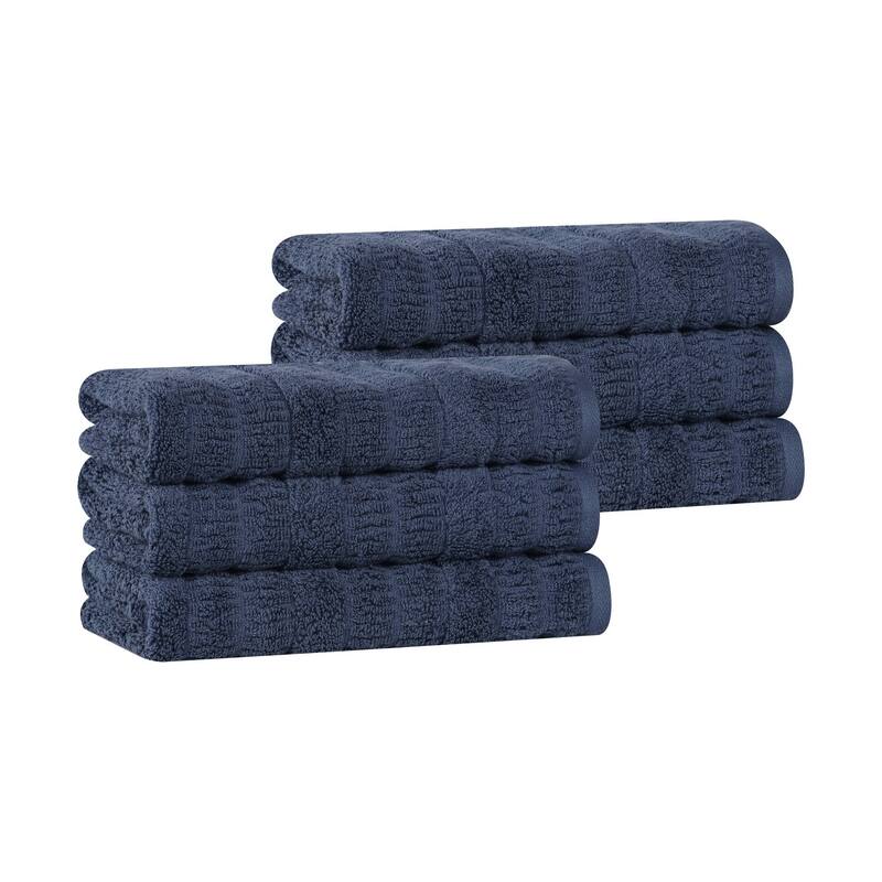 Superior Mika Smart Twist Viscose Cotton Blend Hand Towels, Set of 6