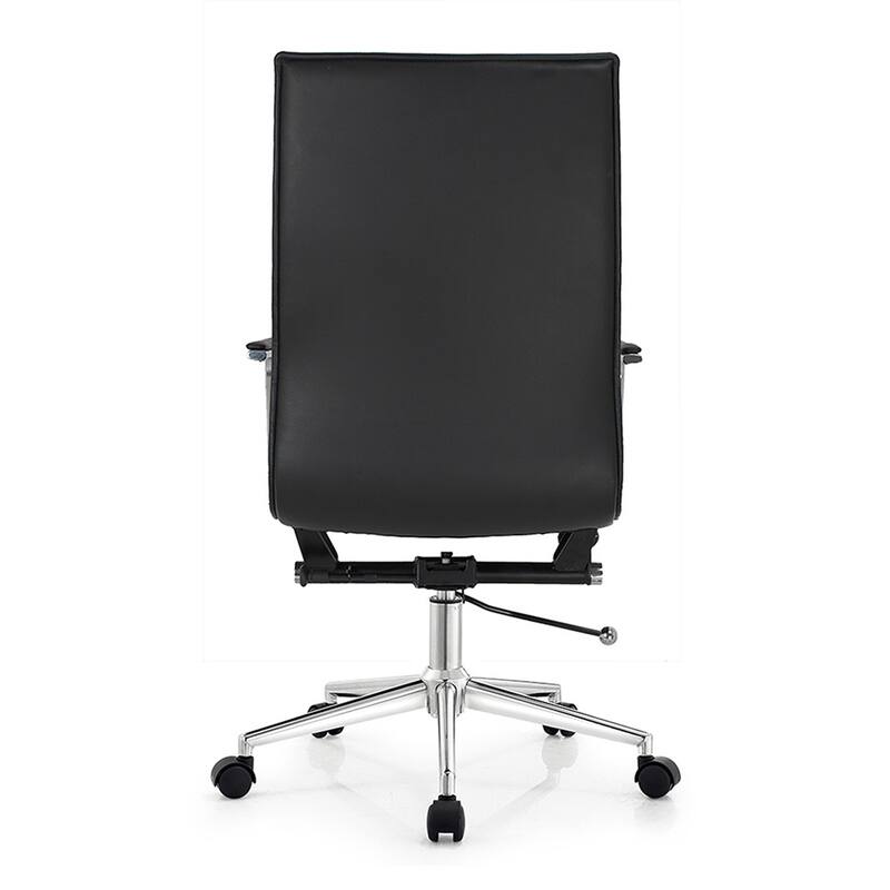 Executive Ribbed Ergonomic High Back Modern Office Chair With Arms Conference Room Guest Bedroom Work Task Hotel Computer