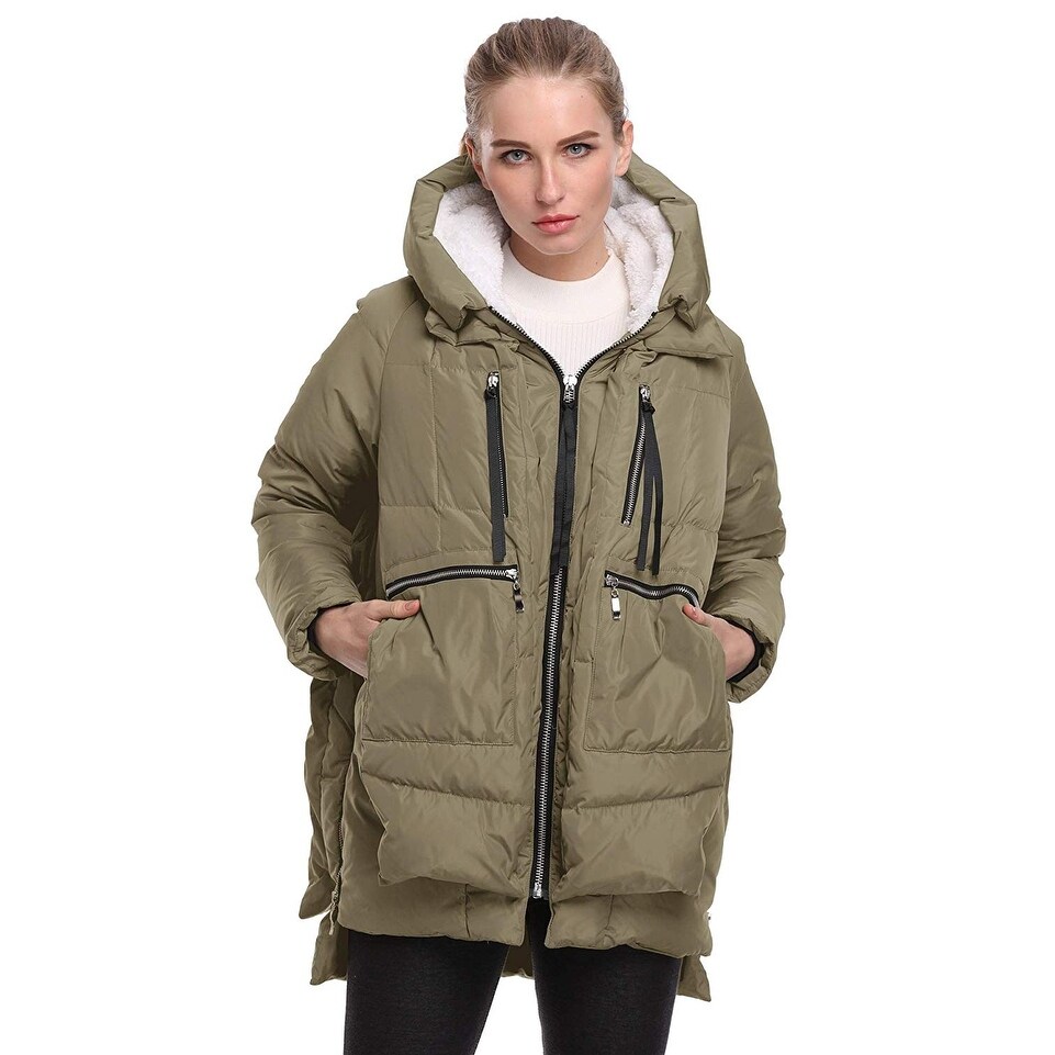 Shop Fadshow Women S Winter Down Jackets Long Down Coats Warm