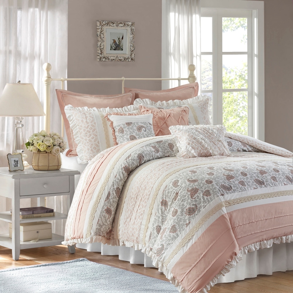 Pink Queen Size Comforters and Sets Bed Bath Beyond