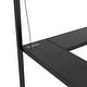 preview thumbnail 14 of 12, Luxury Full Size Loft Bed with L-shaped Desk and USB, Metal Loft Bed with Wardrobe, Adjustable Shelf & LED, Black