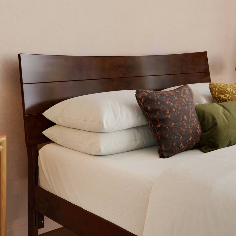 Phoenix Wood Platform Bed with Storage Drawers