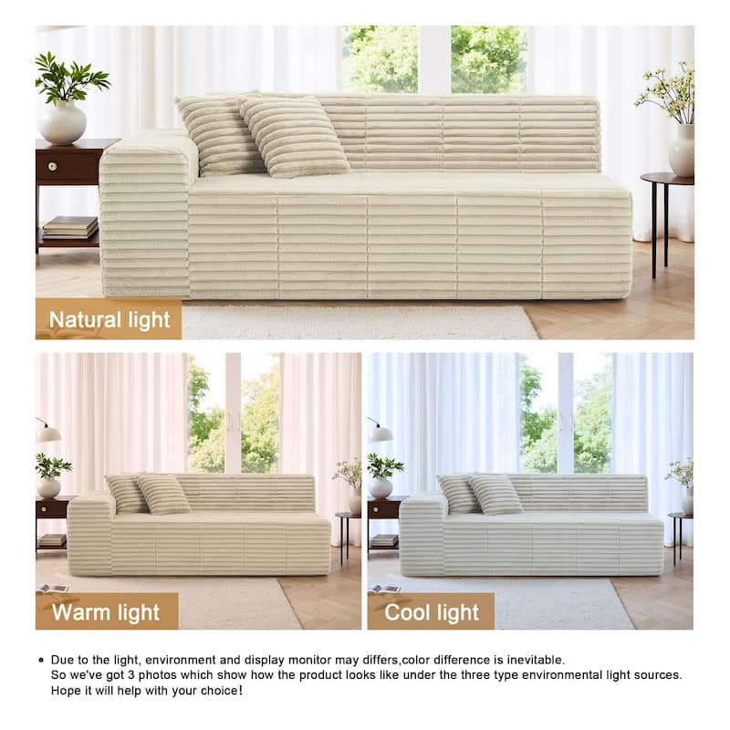 Modern Oversized plush Sofa Bed