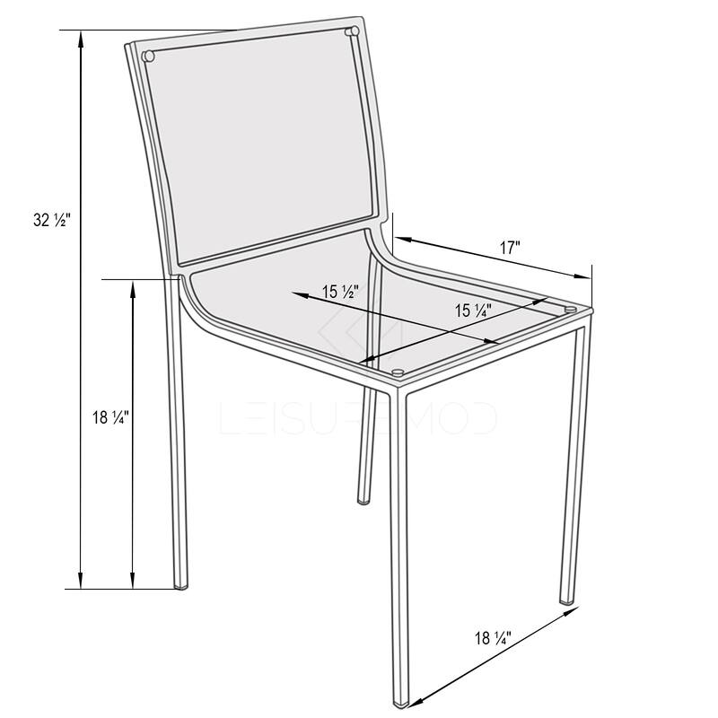 LeisureMod Almeda Lucite Acrylic Clear Dining Side Chair - N/A