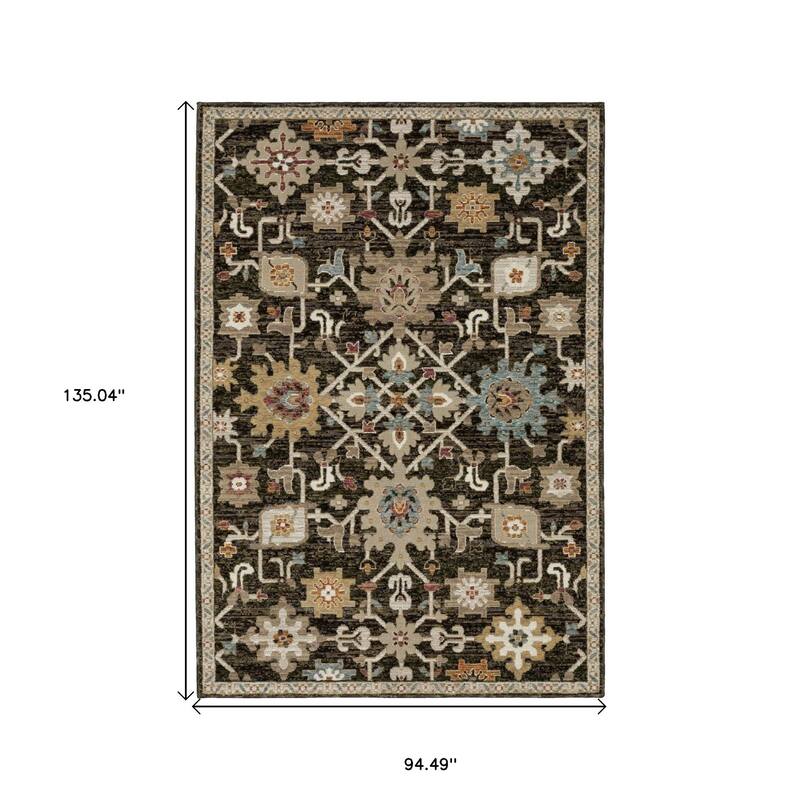 HomeRootsOriental Traditional Rectangle Area Rug