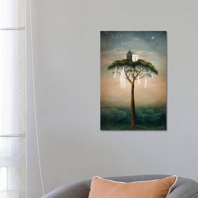 iCanvas "Dreamhouse" by Catrin Welz-Stein Canvas Print - 26x18x1.5