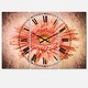preview thumbnail 2 of 4, Designart 'Single Daisy on White Background' Cottage 3 Panels Large Wall CLock - 36 in. wide x 28 in. high - 3 panels