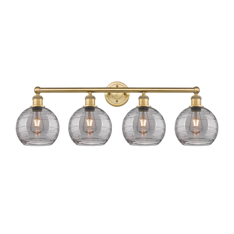 Innovations Lighting Athens Deco Swirl - 4 Light 35" Bath Vanity Light
