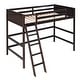 preview thumbnail 19 of 33, Minimalist Twin Size Loft Bed with Ladder and Guardrails