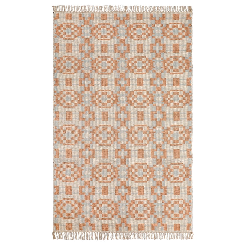 Terra by Obeetee Aurora Red Rug