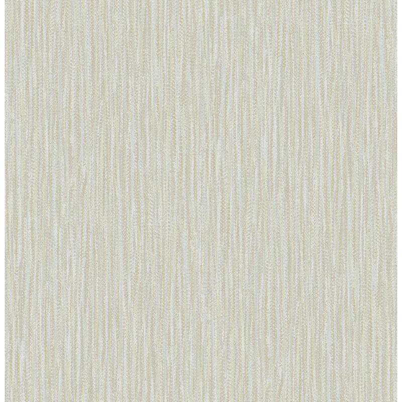 A-Street Prints Raffia Thames Light Grey Faux Grasscloth Wallpaper