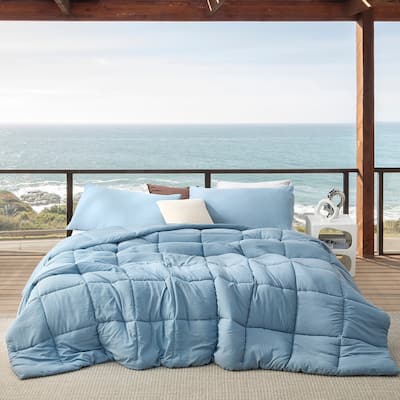 Beachfront Avenue® - Coma Inducer® Oversized Cooling Comforter Set - Smoke Blue