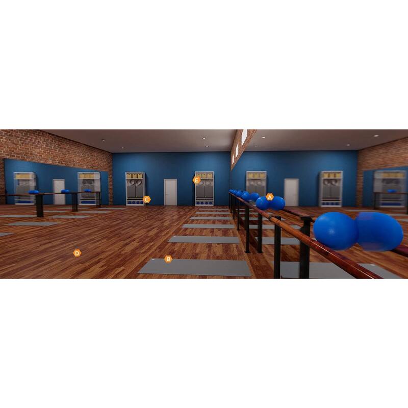 Power Systems Poz-A-Ball - 8? Static PVC Balance Ball for Alignment & Rehab Training