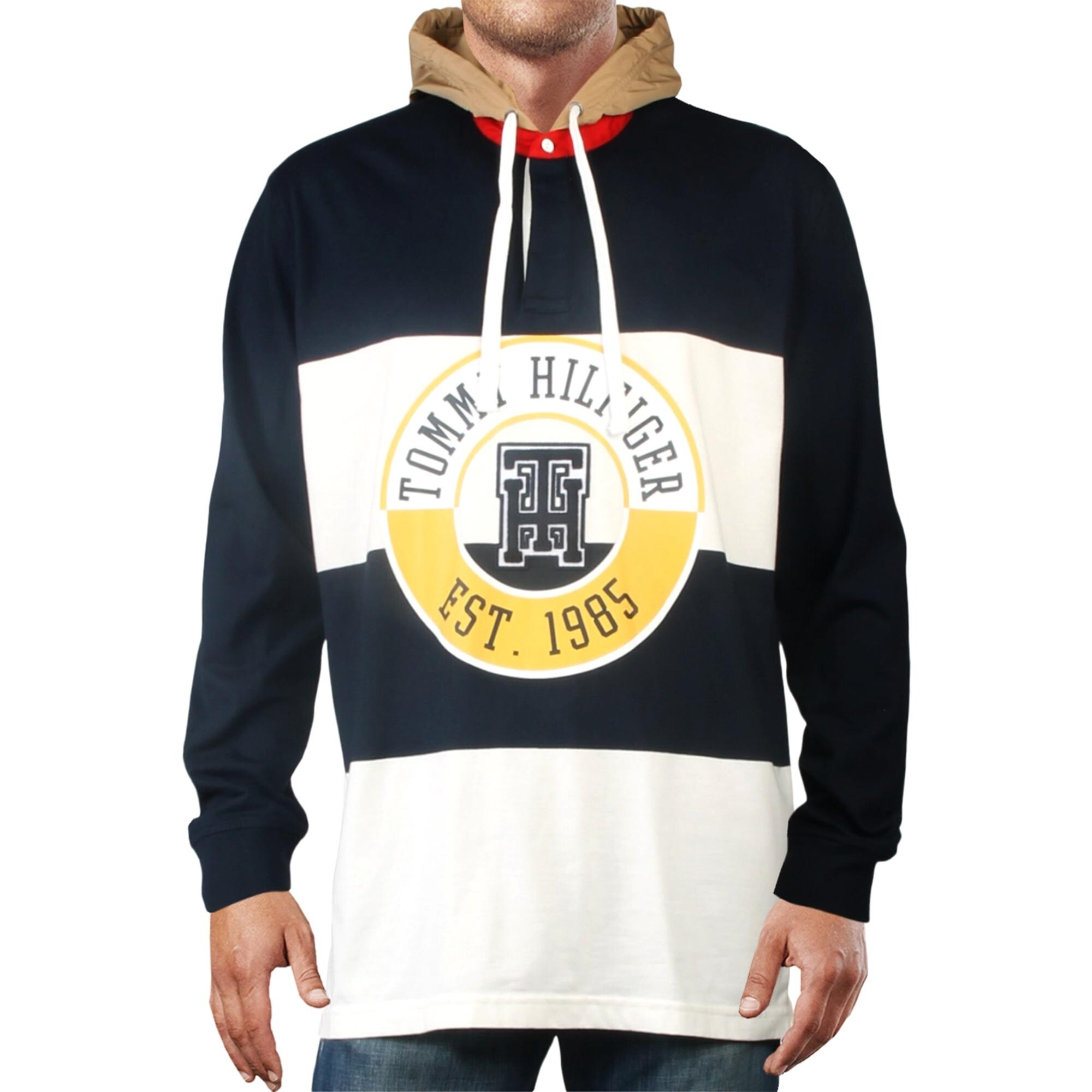 tommy hilfiger hoodie mens navy