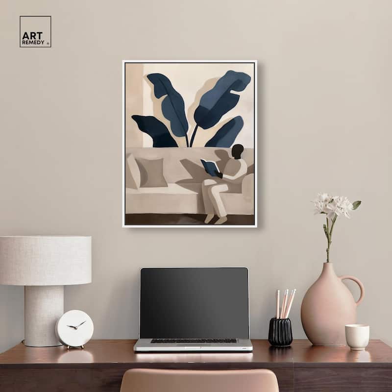 Void Reader II Canvas by Art Remedy