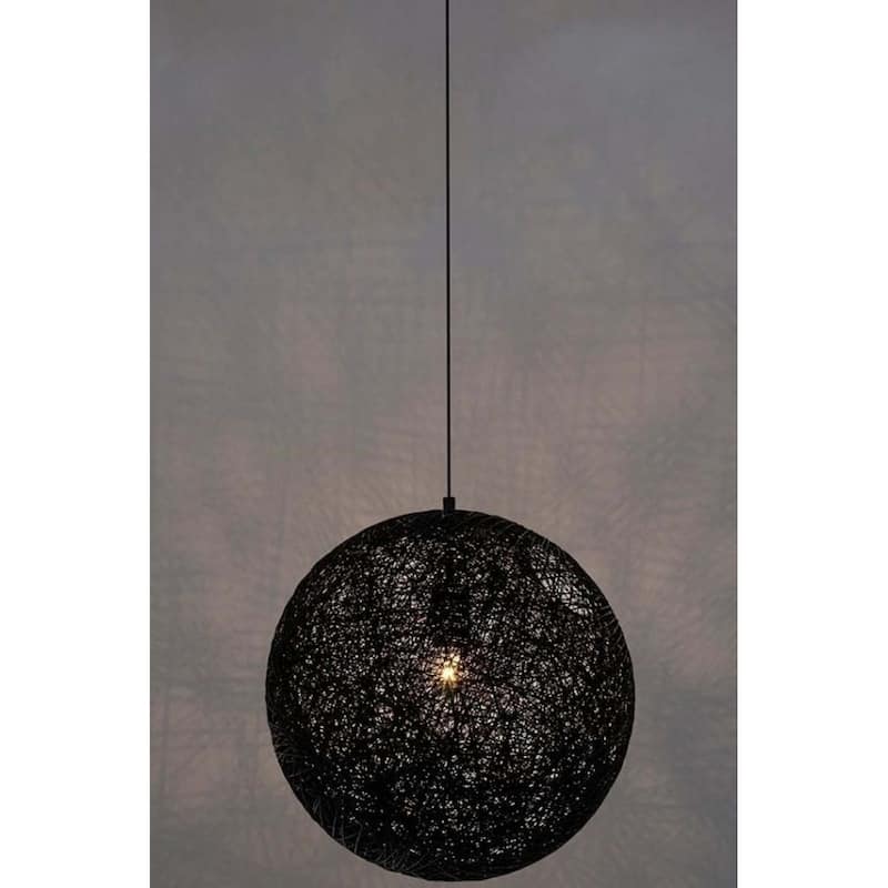 Rope Pendant Lamp (24" Dia) WHITE