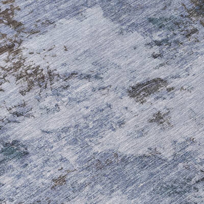 Machine Washable Indoor/ Outdoor Casual Contemporary Chantille Rug