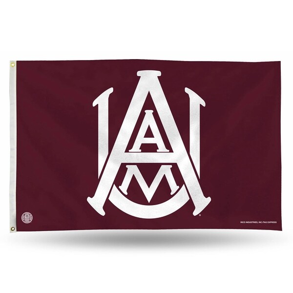 3' x 5' Maroon College Alabama A and M Bulldogs Rectangular Banner Flag - N/A