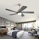 preview thumbnail 44 of 48, 52 Inch Lowe Profile Ceiling Fan with Light,3 CCT LED,Remote Control-Farmhouse, Modern, Contemporary - 52 inches