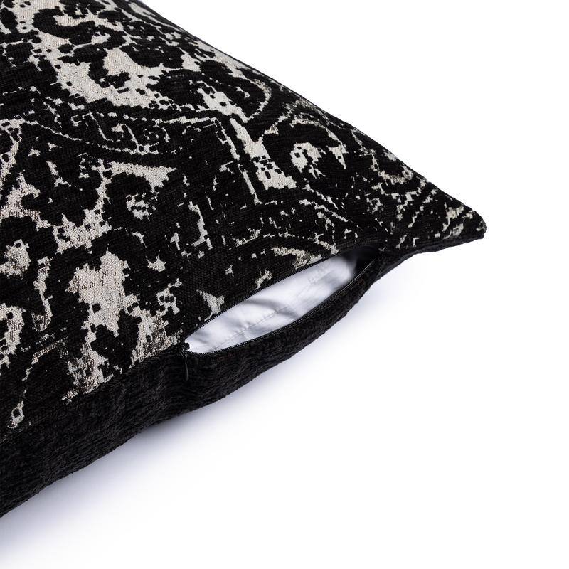 Austin Horn Classics Paloma Decorative Pillow 22"x22", Chenille Jacquard Fabric Knife Edge