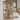 71-Inch Freestanding Room Divider, Storage Partition with Hooks
