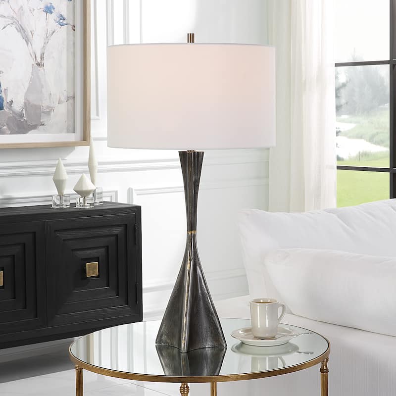 Uttermost Keiron Industrial Table Lamp - 32"H,   Shade 10"H x 17" Dia.