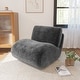 preview thumbnail 10 of 35, UIXE 33" Swivel Upholstered Aceent Chair Comfy Slipper Chair