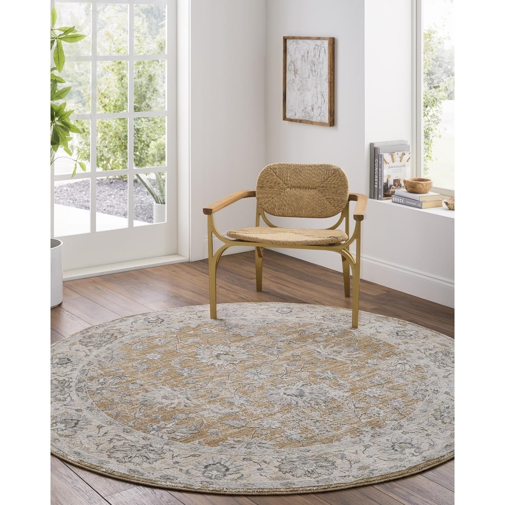 Livabliss Brunswick Traditional Medallion Area Rug