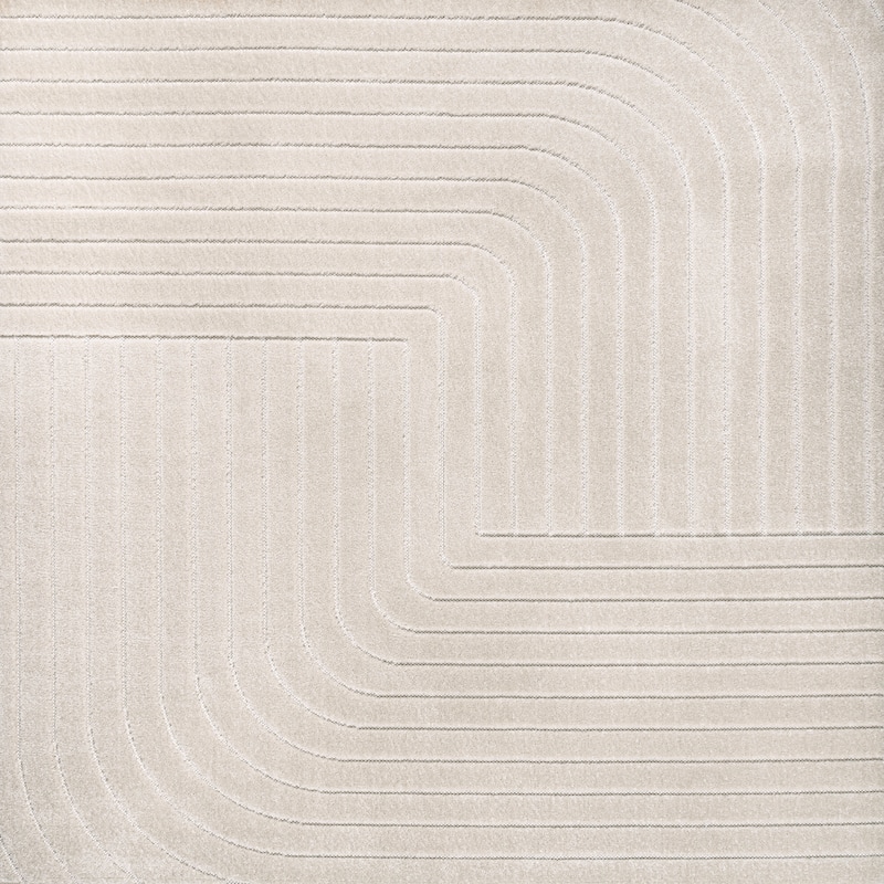 JONATHAN Y Aarhus Minimalist Angle Geometric Ivory/Cream Area Rug