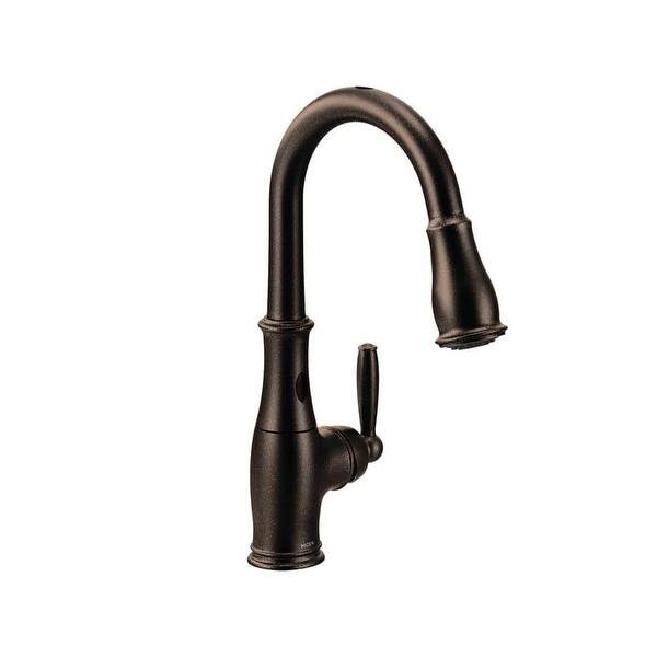 Shop Moen 7185e Brantford Single Handle Touchless Pullout Spray Kitchen Overstock 17031928