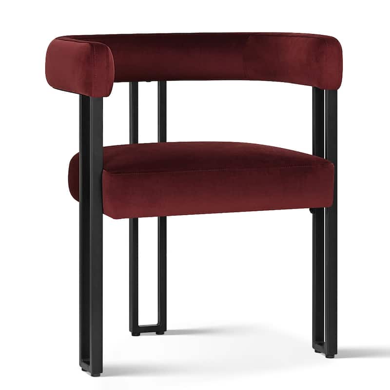 Upholstered Velvet Armchair (Set of 2)