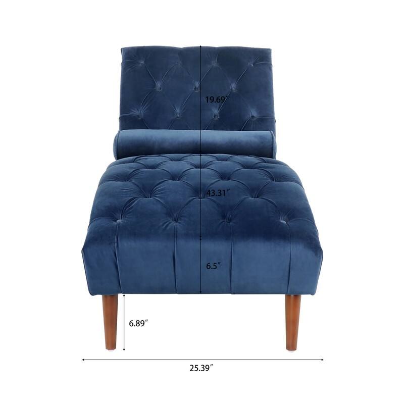 Fabric or PU Chaise Lounge