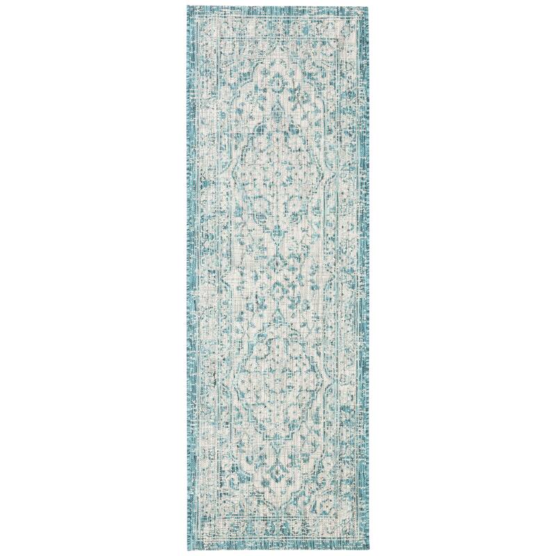 SAFAVIEH Courtyard Jyoti Indoor/ Outdoor Waterproof Patio Backyard Rug