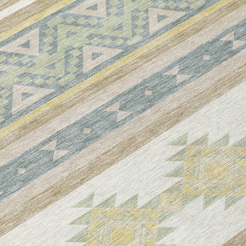 Machine Washable Indoor/ Outdoor Global Heston Chantille Rug