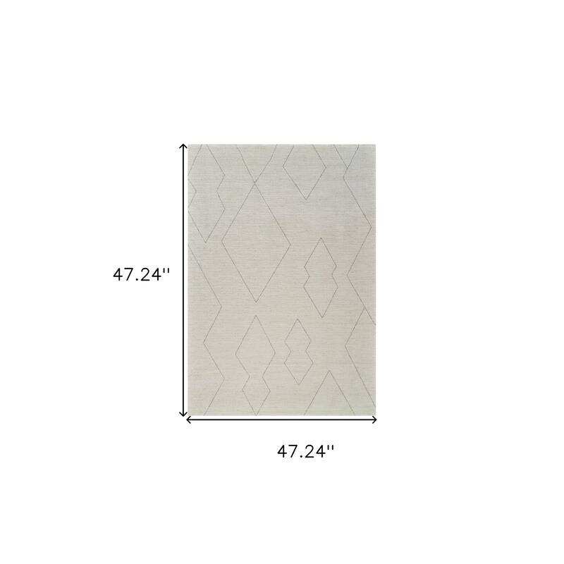 Betab Distressed Abstract Modern Stain Resistant Woven Durable Area Rug By HomeRoots