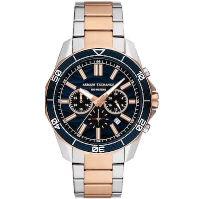 Armani Exchange Men's Spencer Black Dial Watch - AX1965 - 6 (36)