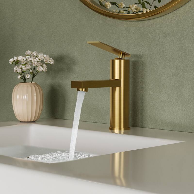 2-Pack Single Lever Handle Bathroom Sink Faucet Single Hole Basin Faucet