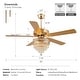 preview thumbnail 31 of 47, 52 or 62 or 72 Inches Crystal Ceiling Fan Fandelier with Lights,For Bedroom Kitchen Patio Remote Control