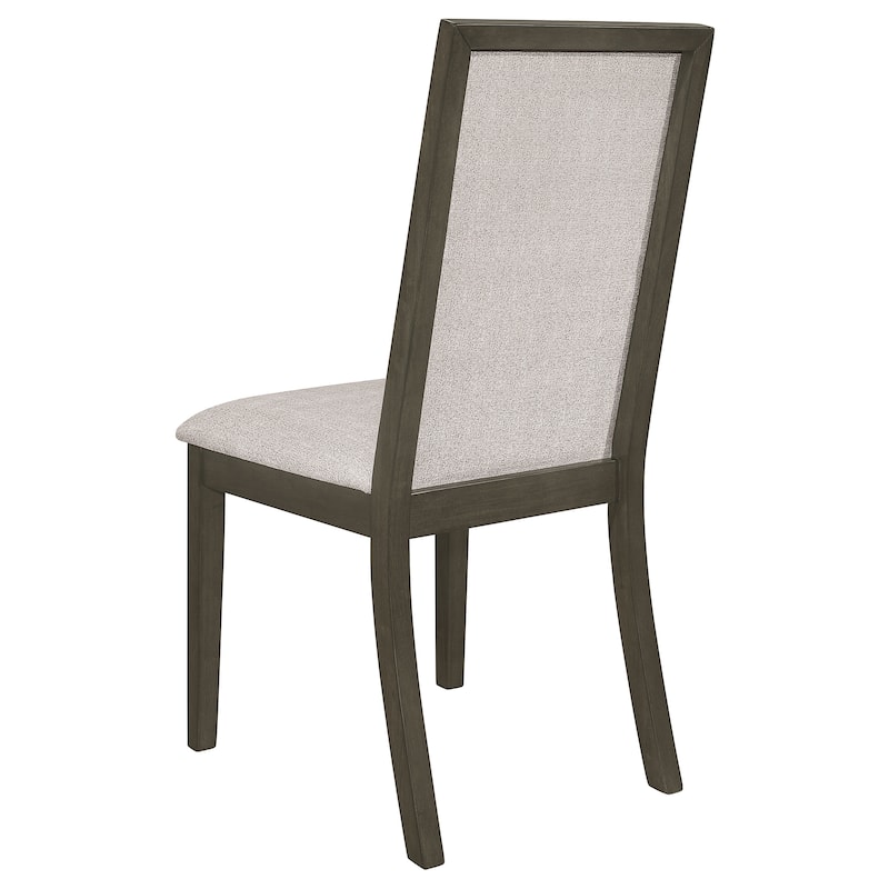 Kelly Dark Grey Upholstered Dining Side Chair (Set of 2)