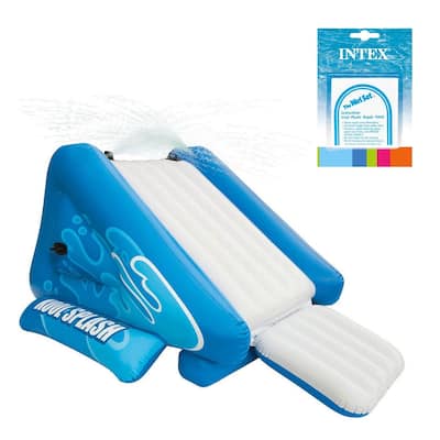 Intex Kool Splash Inflatable Play Center and Adhesive Repair Patch 6 Pack Kit - 37.6