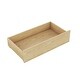 preview thumbnail 27 of 25, Full Size Wood Daybed with Fence Guardrails and 2 Drawers Split into Independent Floor Bed and Daybed, Gray