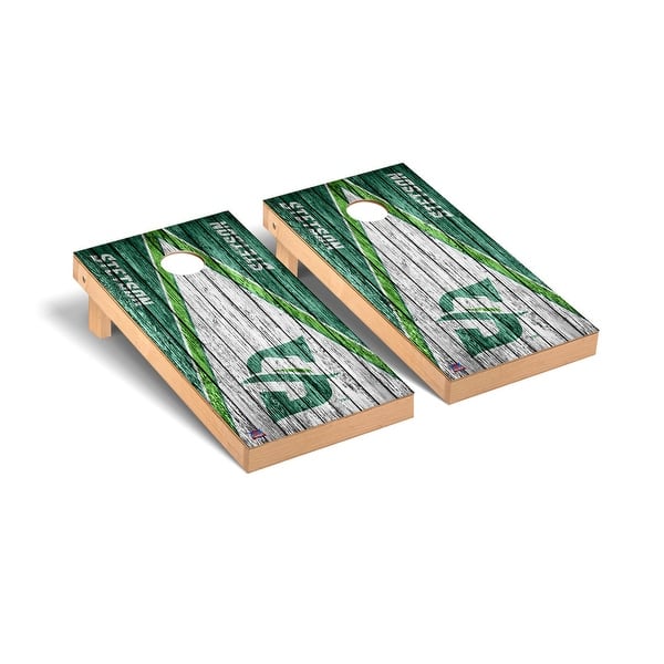 slide 2 of 5, Stetson Hatters Weathered Cornhole Board Set